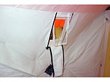 Зимняя палатка Призма Премиум (2-сл) 215*215 (бело-оранжевый) , 01101, фото 3