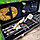 Набор для шашлыка и гриля в чемодане Кизляр Царский 8 16 предметов с подставкой для горячего Black Бизон, фото 8