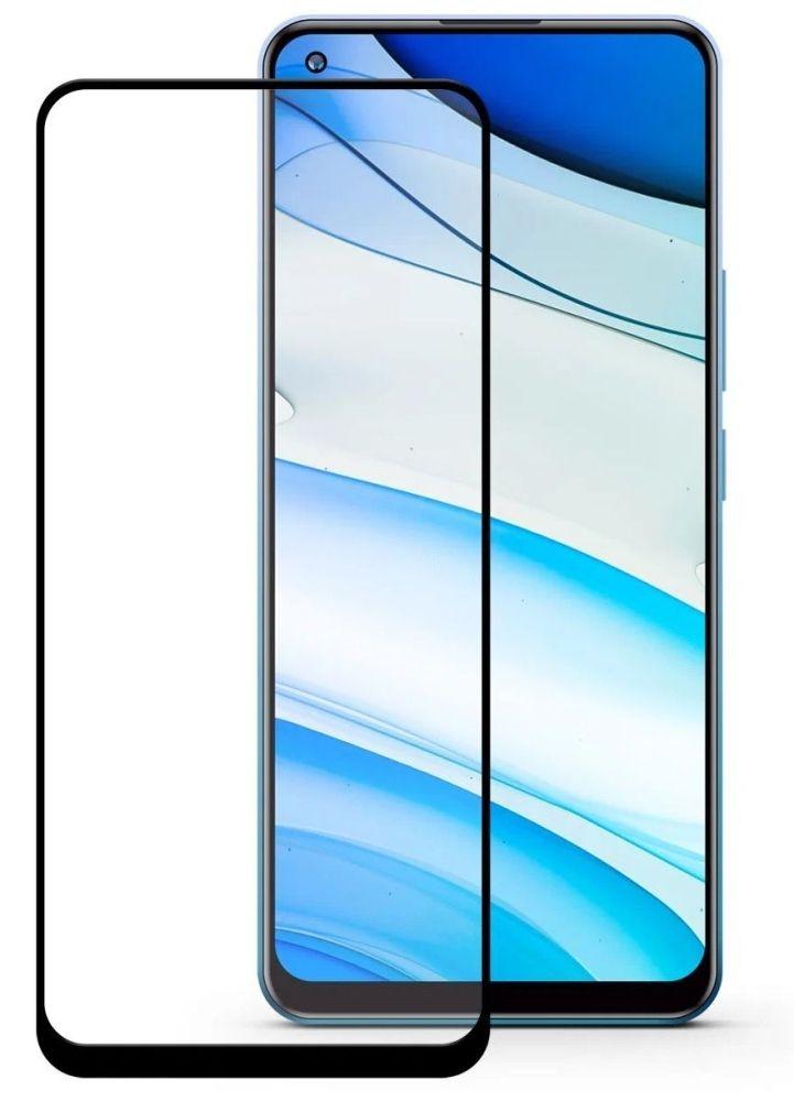 Защитное стекло "Полное покрытие" для Realme 8, 8 Pro, черное