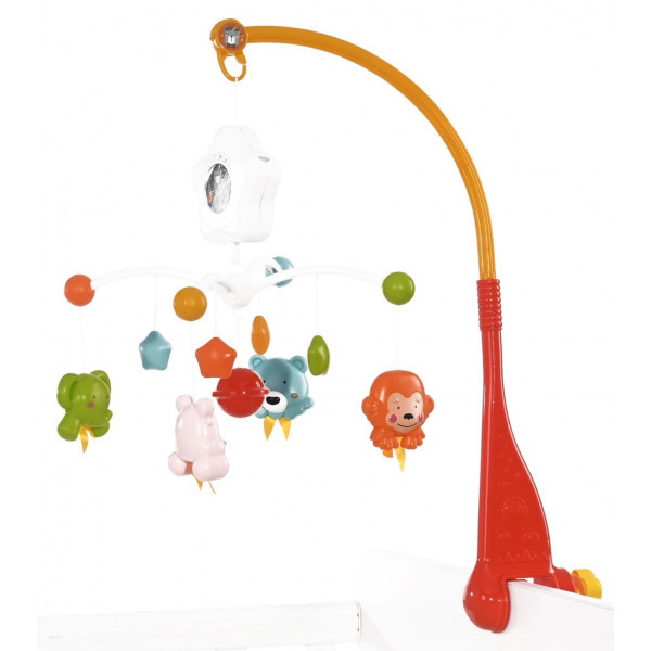 Каруселька Lorelli с пластиковыми игрушками Счастливые животные Orange - фото 1 - id-p178649891