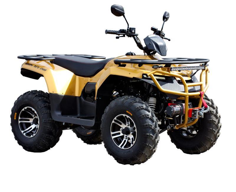 Квадроцикл IRBIS ATV200 200 LUX желтый - фото 1 - id-p192688380
