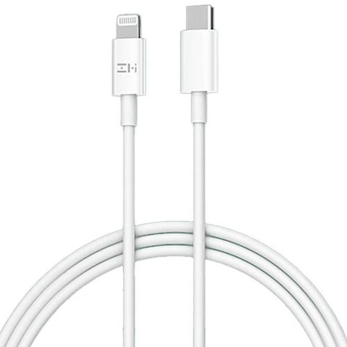 USB кабель ZMI MFi Type-C+ Lighting для зарядки и синхронизации, длина 1,5 метра (AL856) Белый - фото 2 - id-p192680927