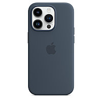 Чехол Silicone Case для Apple iPhone 14 Pro Max, #57 Midnight blue (Синяя сталь)
