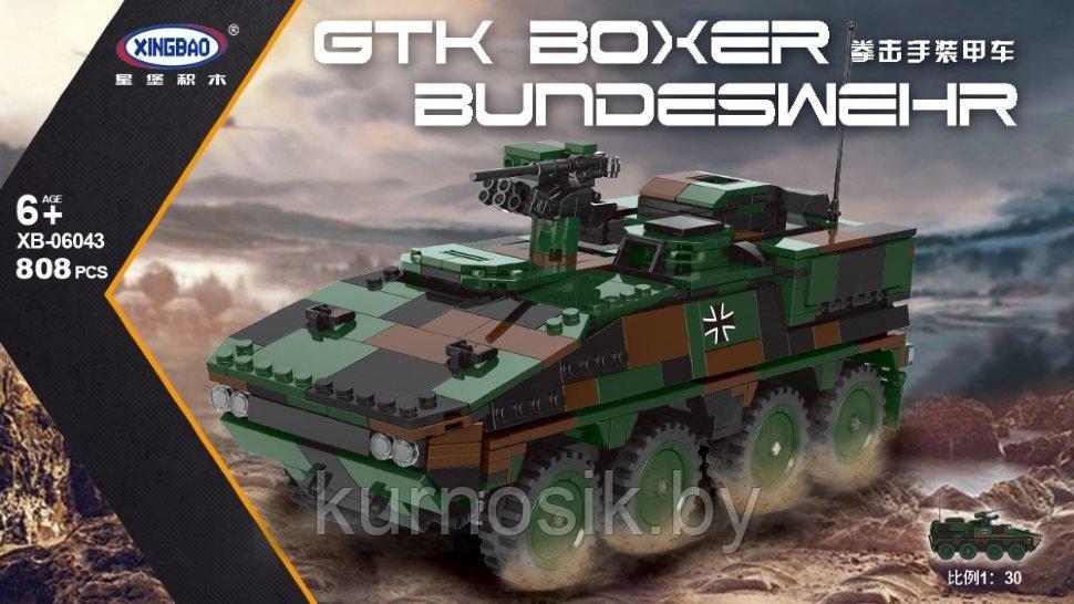 Конструктор XB-06043 XingBao Колесный БТР Boxer GTK, 808 деталей