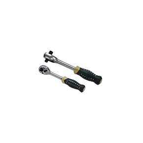 Трещотка реверсивная двухсторонняя 1/2" 3/8 72 зуба ROCKFORCE RF-802421, фото 2