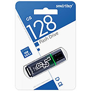 USB-накопитель 128GB Glossy series SB128GBGS-DG USB 3.0 черный Smartbuy