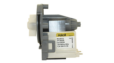 PMP004UN Сливной насос Askoll 25W (3 защелки, фишки назад) Electrolux, Zanussi, AEG, фото 3