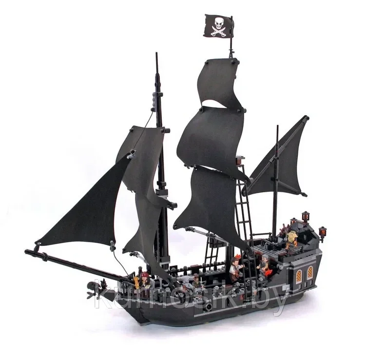 Конструктор 18016 KING Корабль Черная жемчужина Пираты Карибского моря, 804 деталей - фото 2 - id-p192695406