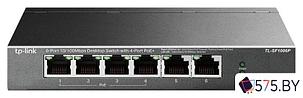 Неуправляемый коммутатор TP-Link TL-SF1006P, фото 2