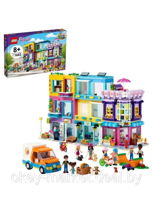 Конструктор LEGO Friends Большой дом на главной улице 41704 - фото 4 - id-p192695500