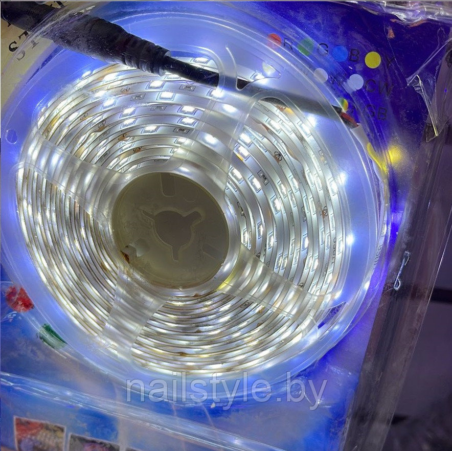 Светодиодная лента БЕЛЫЙ ХОЛОДНЫЙ LED STRIP 4,6 МЕТРОВ - фото 2 - id-p192695538