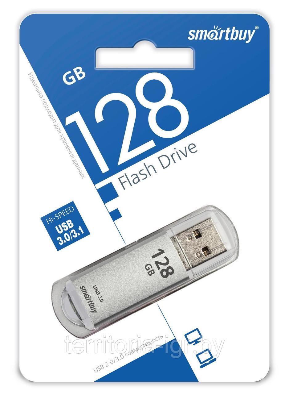 USB-накопитель 128GB V-Cut series SB128GBVC-S3 USB 3.0 серебристый Smartbuy