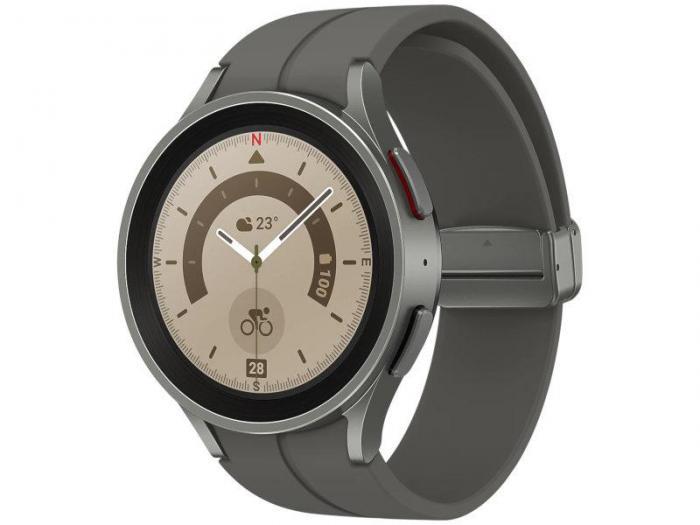 Умные часы Samsung Galaxy Watch 5 Pro 45mm BT Grey SM-R920NZTAEUE - фото 1 - id-p191349324