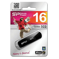 USB-накопитель 16GB Luxmini 322 SP016GBUF2322V1K черный Silicon Power