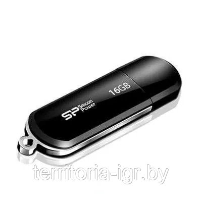 USB-накопитель 16GB Luxmini 322 SP016GBUF2322V1K черный Silicon Power - фото 3 - id-p192699992
