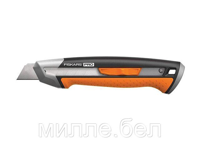 Нож с выдвижным, сменным лезвием18мм CarbonMax FISKARS - фото 1 - id-p192700058