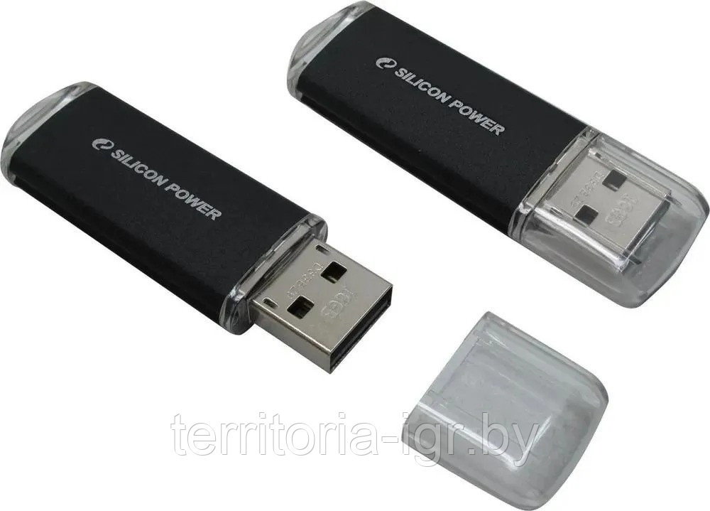 USB-накопитель 16GB Ultima II i-series SP016GBUF2M01V1K черный Silicon Power - фото 4 - id-p192700118
