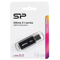 USB-накопитель 16GB Ultima II i-series SP016GBUF2M01V1K черный Silicon Power