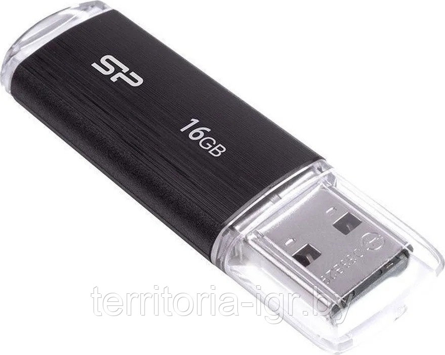 USB-накопитель 16GB Ultima U02 SP016GBUF2U02V1K черный Silicon Power - фото 4 - id-p192701246