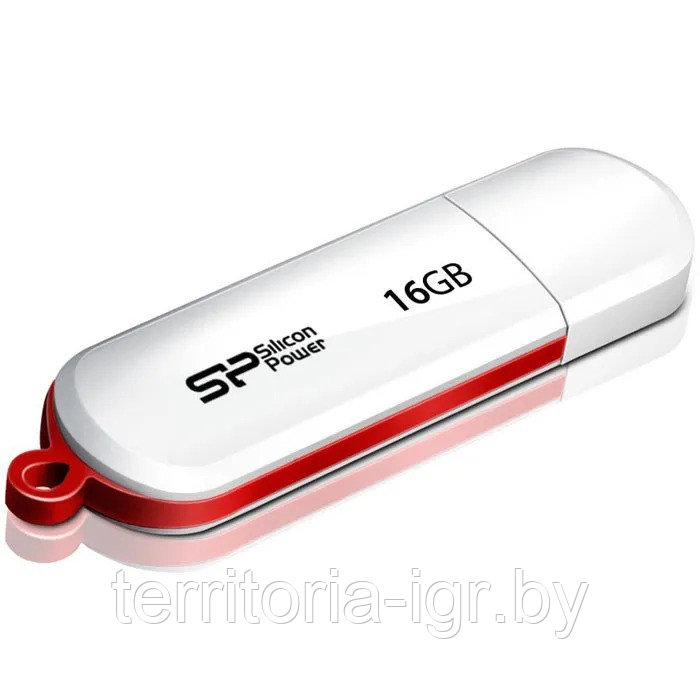 USB-накопитель 16GB Luxmini 320 SP016GBUF2320V1W белый Silicon Power - фото 3 - id-p192710968