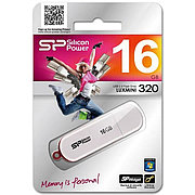 USB-накопитель 16GB Luxmini 320 SP016GBUF2320V1W белый Silicon Power
