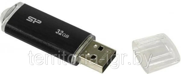 USB-накопитель 32GB Ultima U02 SP032GBUF2U02V1K черный Silicon Power - фото 3 - id-p192711821