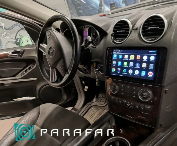 Штатная магнитола Parafar для Mercedes GL, ML 164 2005-2012 на Android 13 (4G 8/128gb, 2К экран) - фото 3 - id-p192712717