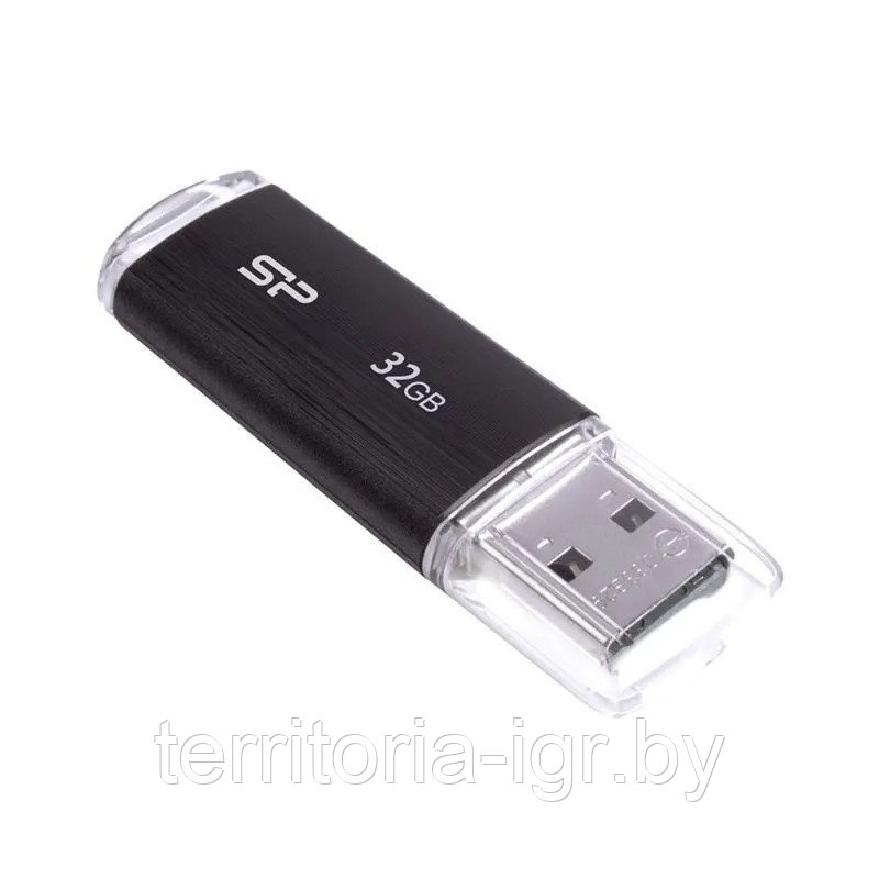 USB-накопитель 32GB Ultima II i-series SP032GBUF2M01V1K черный Silicon Power - фото 3 - id-p192713131