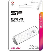 USB-накопитель 32GB Ultima U03 SP032GBUF2U03V1W белый Silicon Power