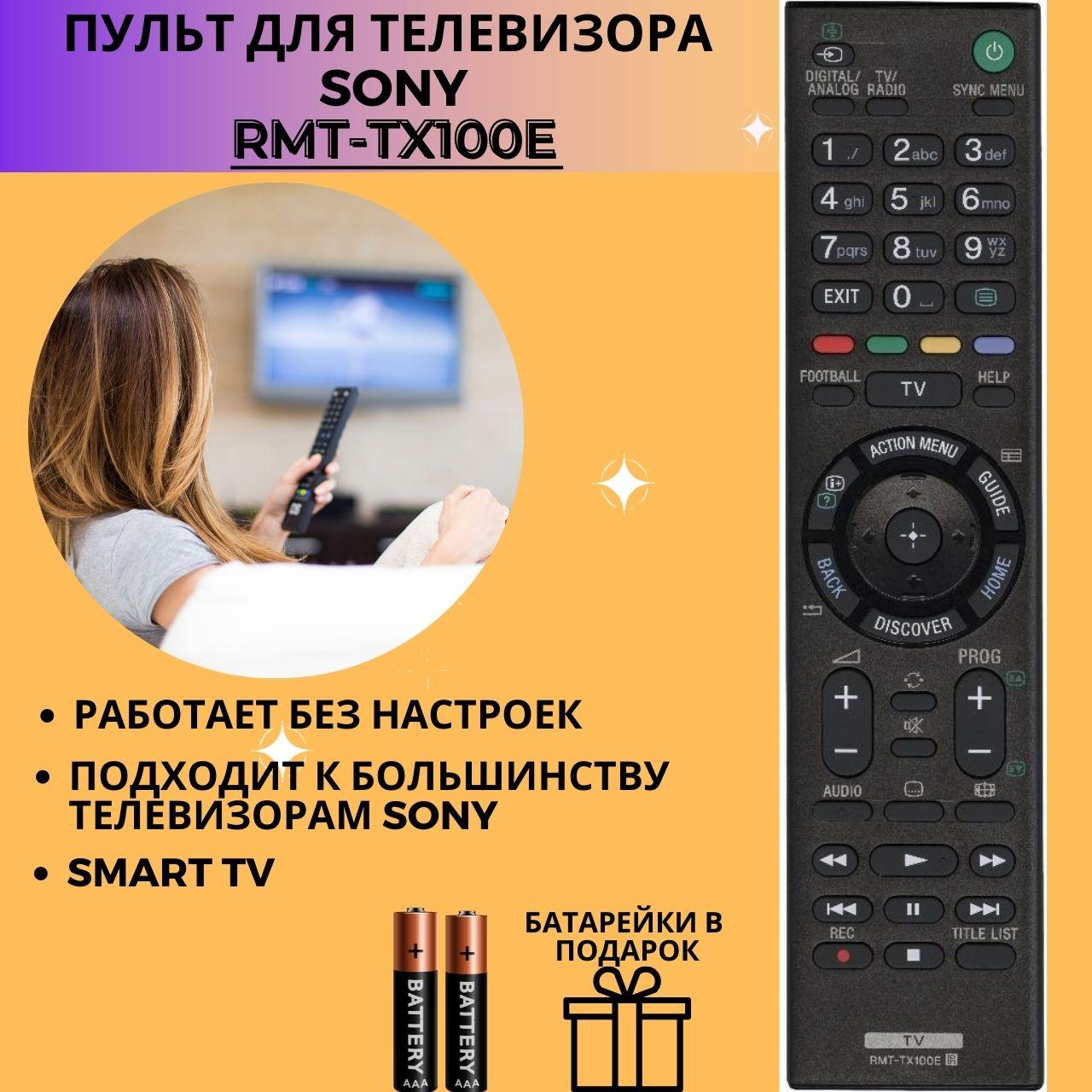 Пульт телевизионный Sony RMT-TX100E ic