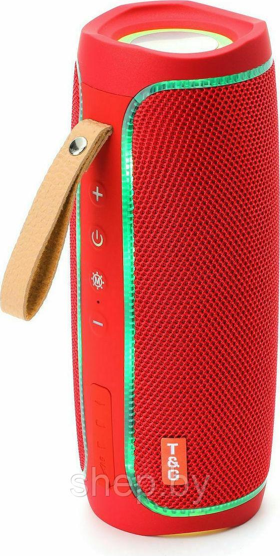 Bluetooth колонка T&G TG-288 с RGB-подсветкой Цвет: черный, красный, синий, серый - фото 6 - id-p192724634