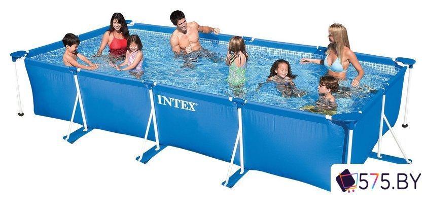 Каркасный бассейн Intex Rectangular Frame 450x220x84 (58982/28273), фото 2