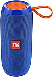Bluetooth колонка T&G TG-106   Цвет: черный, красный, синий, хаки, фото 5