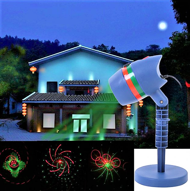 Лазерный проектор Звездный дождь Laser Light Motion - фото 2 - id-p111784411