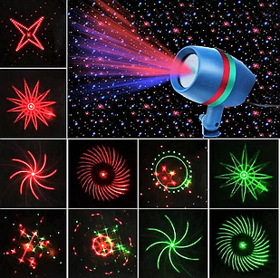 Лазерный проектор Звездный дождь Laser Light Motion