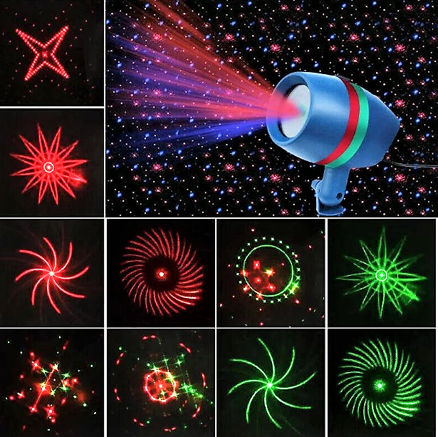 Лазерный проектор Звездный дождь Laser Light Motion - фото 2 - id-p192728024