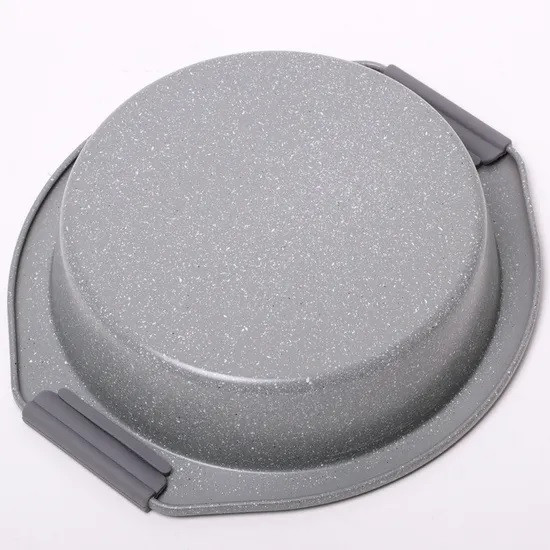 Kamille / Форма для запекания круглая (28,5х26,5х6 см) из углеродистой стали с мраморным покрытием - фото 3 - id-p192728370