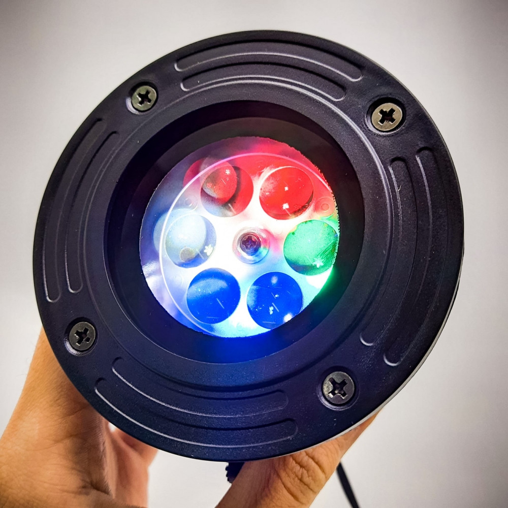 Лазерный проектор "Снежинки" Led Strahler Schneeflocke с эффектом светомузыки - фото 10 - id-p192731671