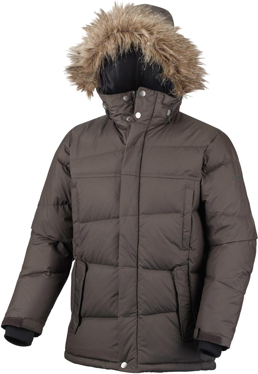 Куртка мужская Columbia Portage Glacier III Down Long Jacket коричневый - фото 2 - id-p192615537