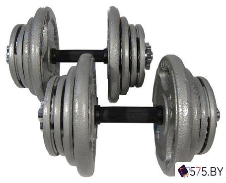 Набор гантелей Atlas Sport Хаммертон 2x21.5 кг, фото 2