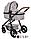 Универсальная коляска Lorelli Alexa 2021 (3 в 1, opaline grey elephants), фото 2