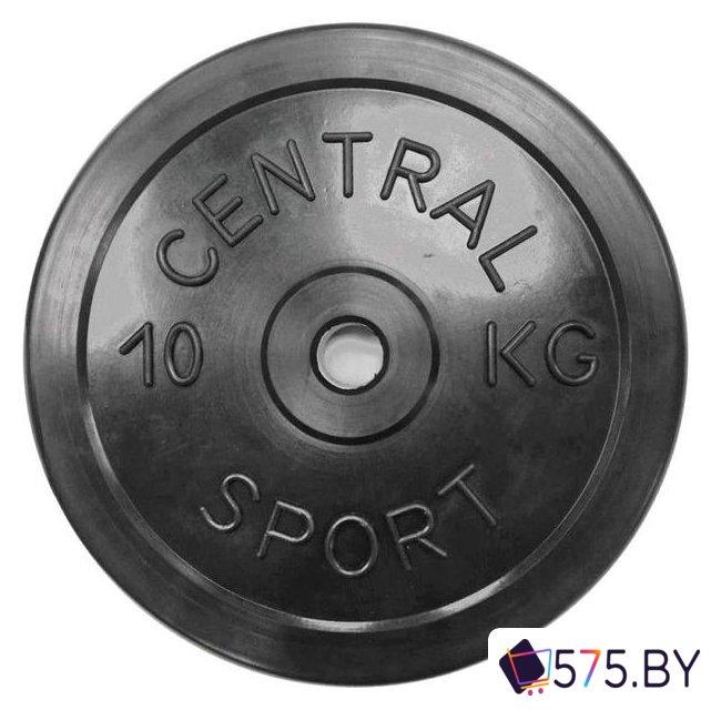 Диск Central Sport Обрезиненный 10 кг 26 мм
