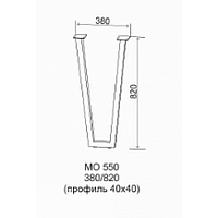 Опора металлическая МО 550