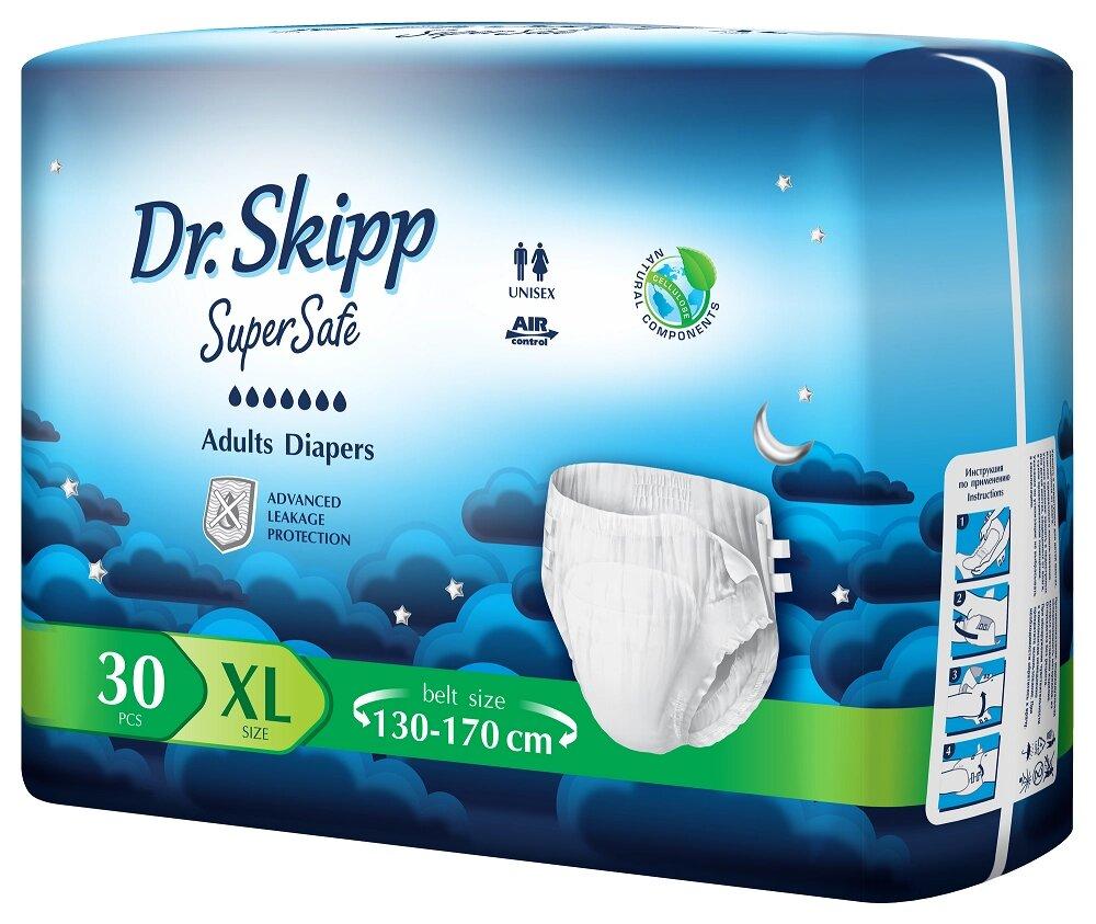 Подгузники для взрослых Dr. Skipp Super Safe XL, 30 шт. - фото 1 - id-p192743553