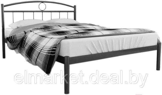 Полуторная кровать Князев Мебель Люмия черный - фото 1 - id-p192739722