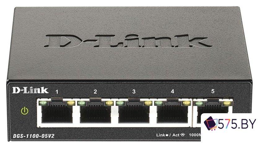 Настраиваемый коммутатор D-Link DGS-1100-05V2/A1A