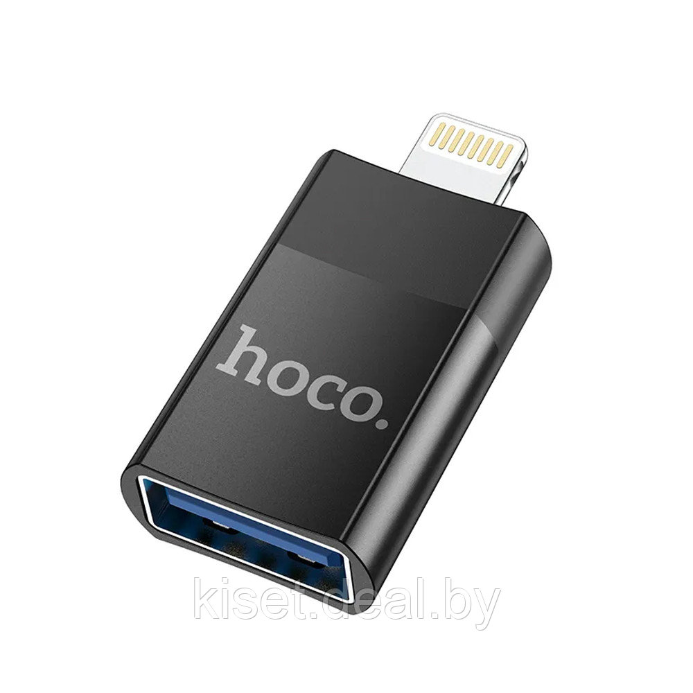 OTG адаптер-переходник HOCO UA17 USB2.0 - Lightning - фото 1 - id-p192713119