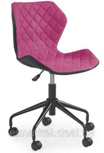 Кресло компьютерное Halmar MATRIX черный/розовый - фото 1 - id-p192738348