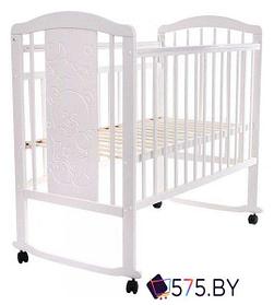 Классическая детская кроватка Pituso Noli Мишутка J-502 (белый)