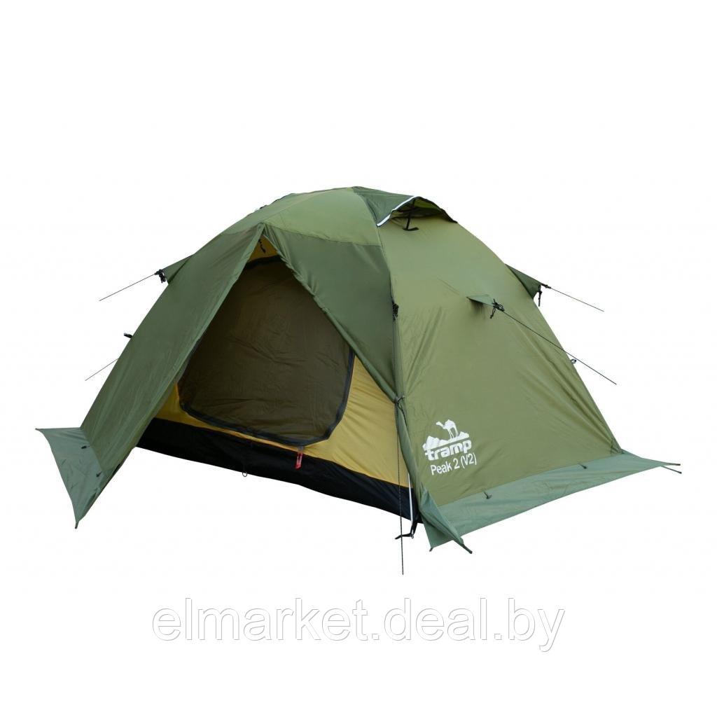 Палатка Tramp Tramp Peak 2 v2 Green зеленый - фото 1 - id-p192742681